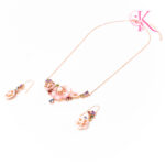 MOP PENDANT SET SILVER 92.5