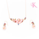 MOP PENDANT SET SILVER 92.5