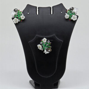 SILVER MOP PENDANT SET 92.5