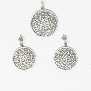 SILVER PENDANT SET 92.5