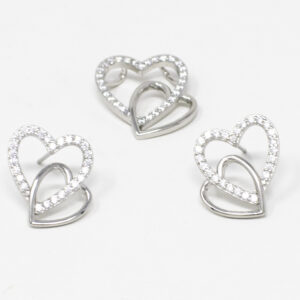 SILVER PENDANT SET 92.5