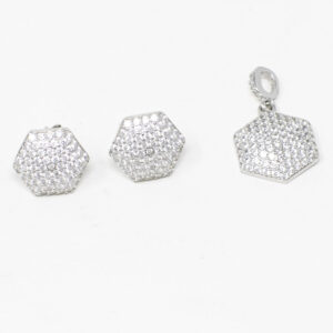 SILVER PENDANT SET 92.5