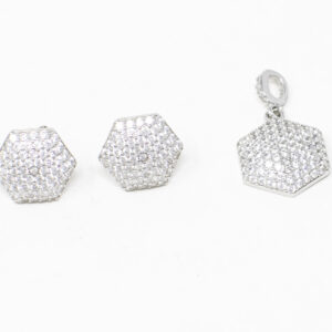 SILVER PENDANT SET 92.5