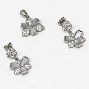 SILVER PENDANT SET 92.5