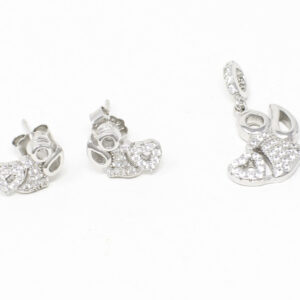 SILVER PENDANT SET 92.5