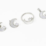 SILVER PENDANT SET RING 92.5