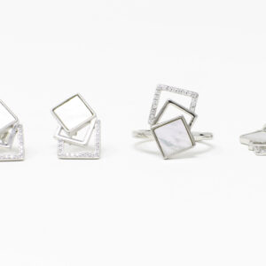 SILVER PENDANT SET RING 92.5