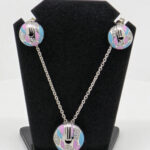 Silver Mina Necklace Set 92.5