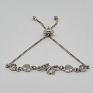 Silver Adjustable Chain Bracelet 92.5
