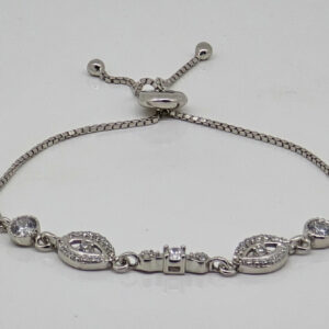 Silver Adjustable Chain Bracelet 92.5