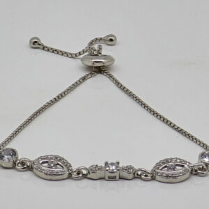 Silver Adjustable Chain Bracelet 92.5