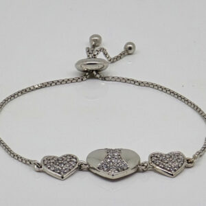 Silver Adjustable Chain Bracelet 92.5