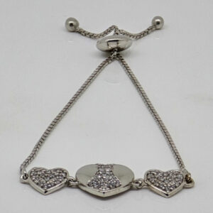 Silver Adjustable Chain Bracelet 92.5