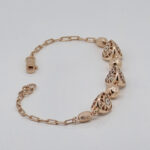 SILVER FANCY CHAIN BRACELET 92.5
