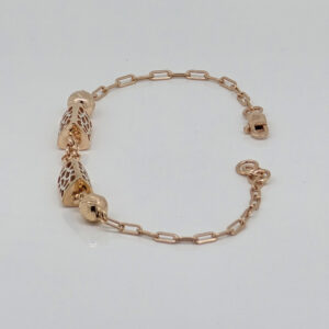 SILVER FANCY CHAIN BRACELET 92.5