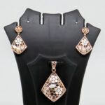 SILVER FANCY PENDANT SET 92.5