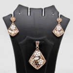 SILVER FANCY PENDANT SET 92.5