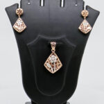 SILVER FANCY PENDANT SET 92.5