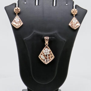 SILVER FANCY PENDANT SET 92.5