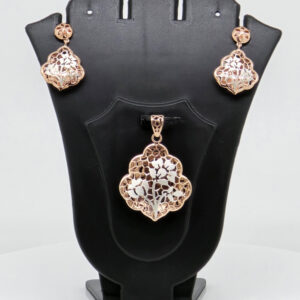 SILVER FANCY PENDANT SET 92.5