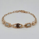 SILVER FANCY CHAIN BRACELET 92.5