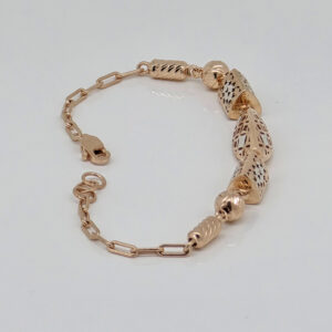 SILVER FANCY CHAIN BRACELET 92.5