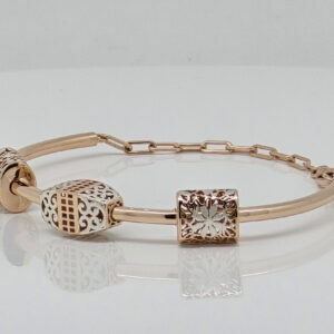 Fancy Silver Kada Bracelet 92.5