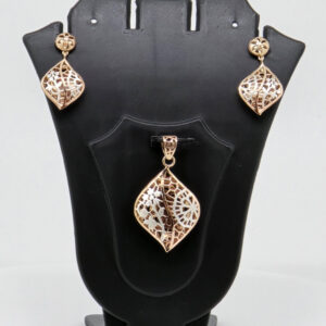 SILVER FANCY PENDANT SET 92.5