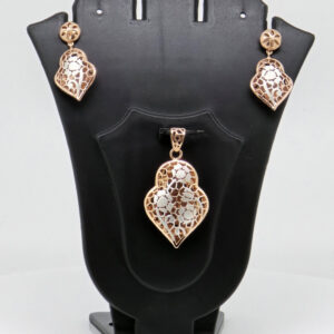 SILVER FANCY PENDANT SET 92.5