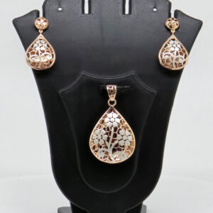 SILVER FANCY PENDANT SET 92.5