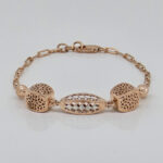 SILVER FANCY CHAIN BRACELET 92.5