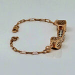 SILVER FANCY CHAIN BRACELET 92.5