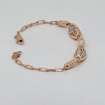 SILVER FANCY CHAIN BRACELET 92.5