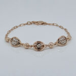 SILVER FANCY CHAIN BRACELET 92.5