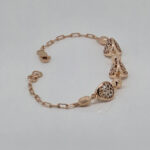 SILVER FANCY CHAIN BRACELET 92.5