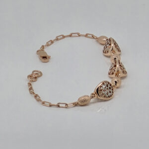 SILVER FANCY CHAIN BRACELET 92.5