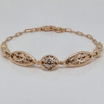 SILVER FANCY CHAIN BRACELET 92.5