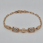 SILVER FANCY CHAIN BRACELET 92.5