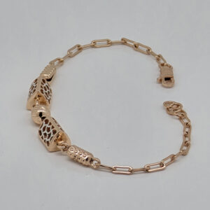 SILVER FANCY CHAIN BRACELET 92.5