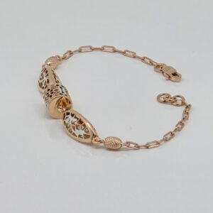 SILVER FANCY CHAIN BRACELET 92.5