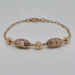 SILVER FANCY CHAIN BRACELET 92.5