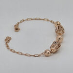 SILVER FANCY CHAIN BRACELET 92.5