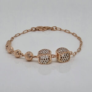 SILVER FANCY CHAIN BRACELET 92.5