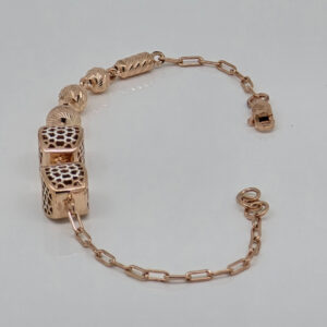 SILVER FANCY CHAIN BRACELET 92.5