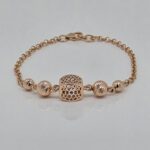 SILVER FANCY CHAIN BRACELET 92.5