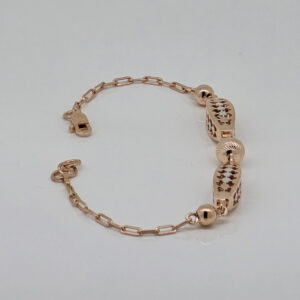 SILVER FANCY CHAIN BRACELET 92.5