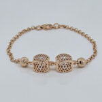 SILVER FANCY CHAIN BRACELET 92.5