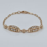 SILVER FANCY CHAIN BRACELET 92.5