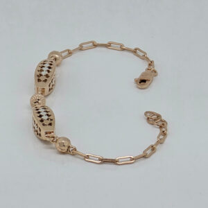 SILVER FANCY CHAIN BRACELET 92.5