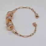 SILVER FANCY CHAIN BRACELET 92.5